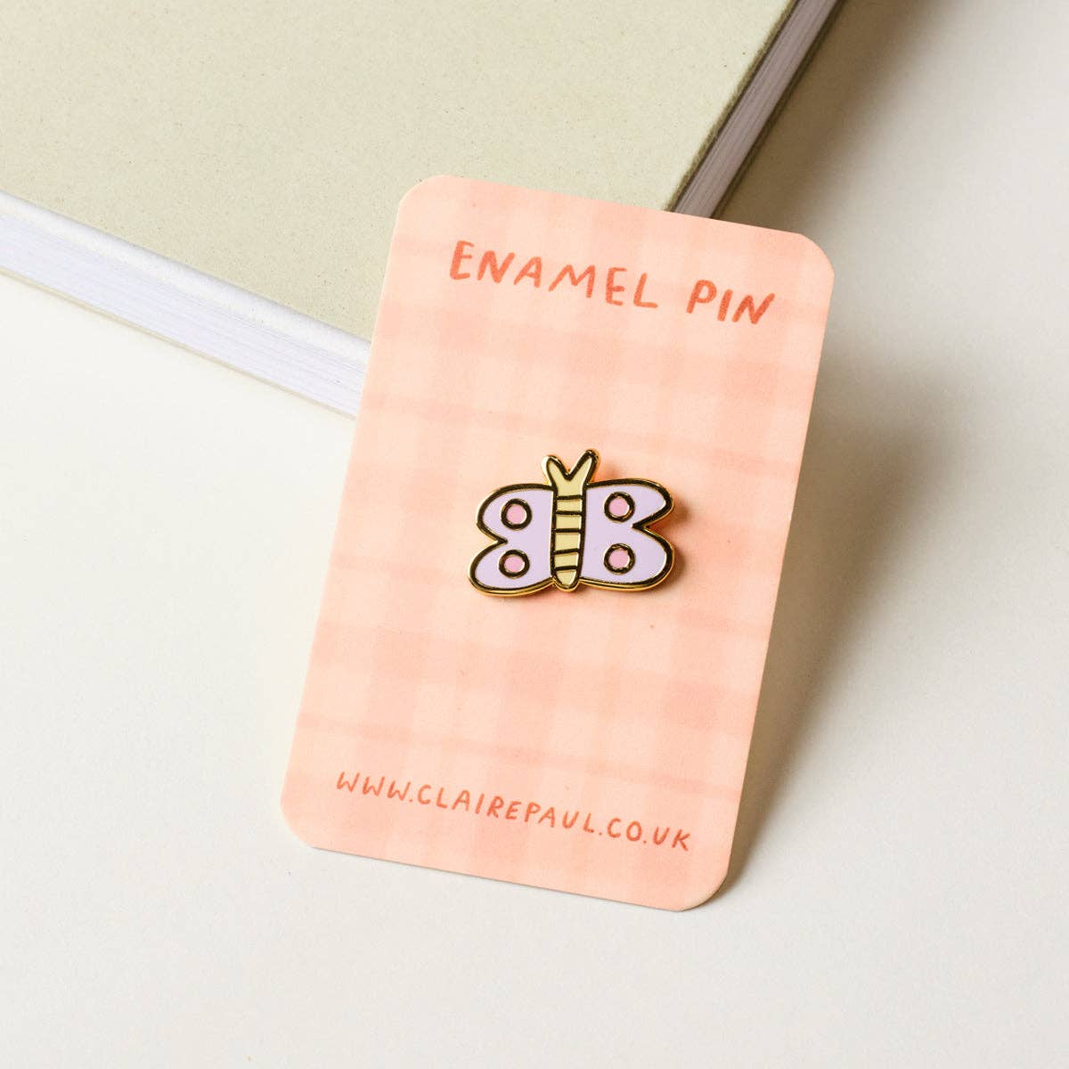 Butterfly Enamel Pin Badge