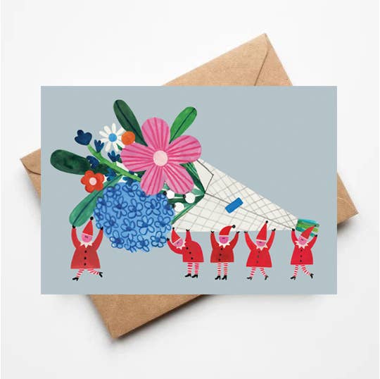 LITTLE HELPERS - FLOWERS card