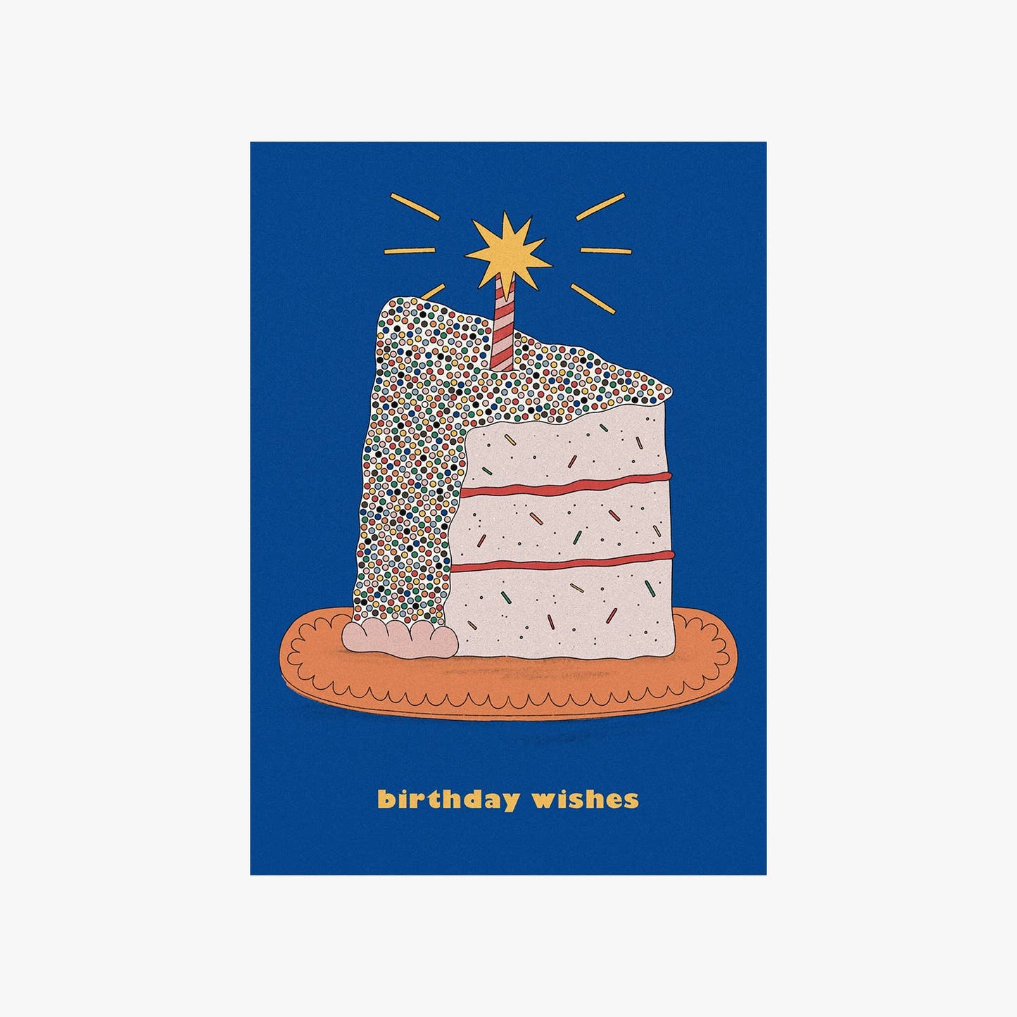 'Birthday Wishes' Greetings Card
