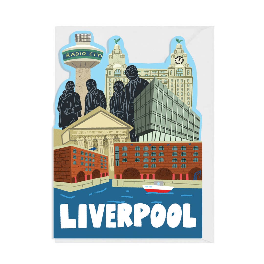 LIVERPOOL SKYLINE A6 Card