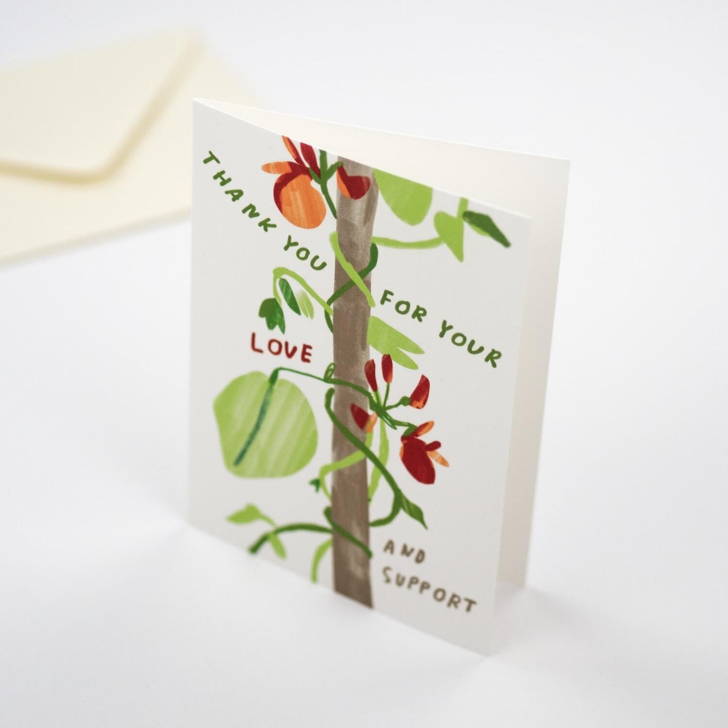 Thank You For Your Love Greeting Card