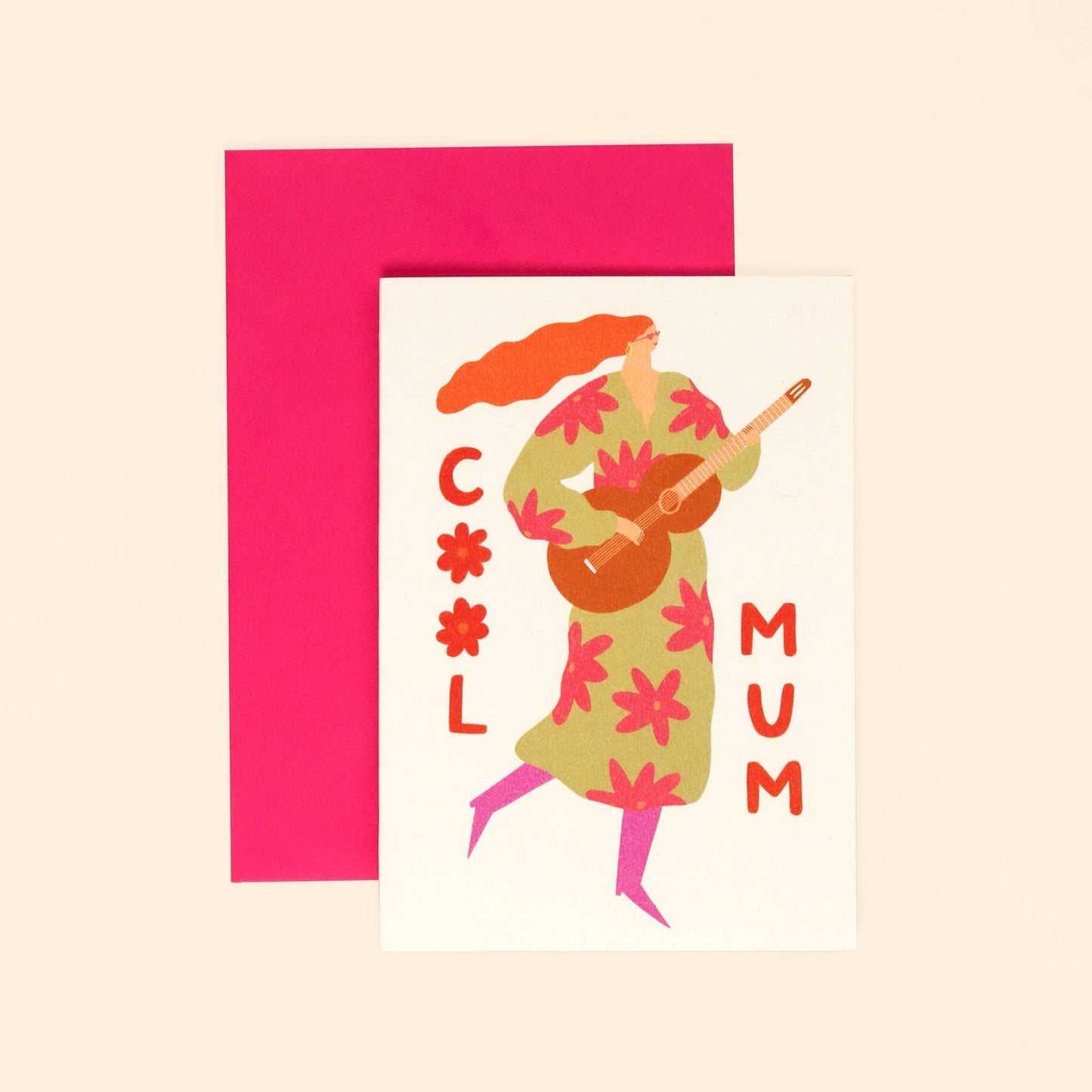 Cool Mum Greeting Card