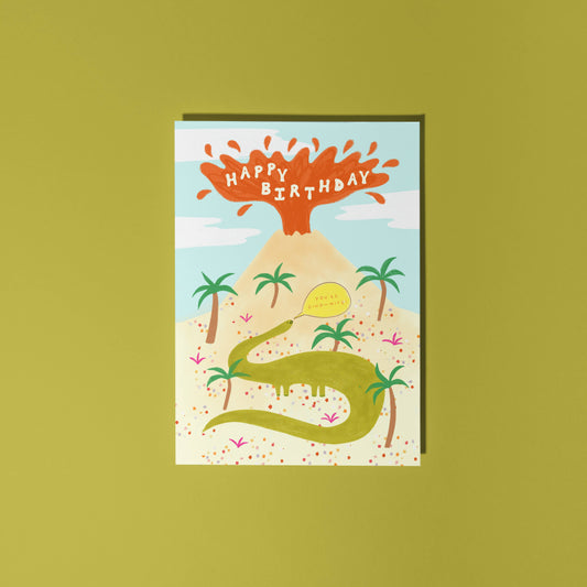 You're Dino-mite Greeting Card