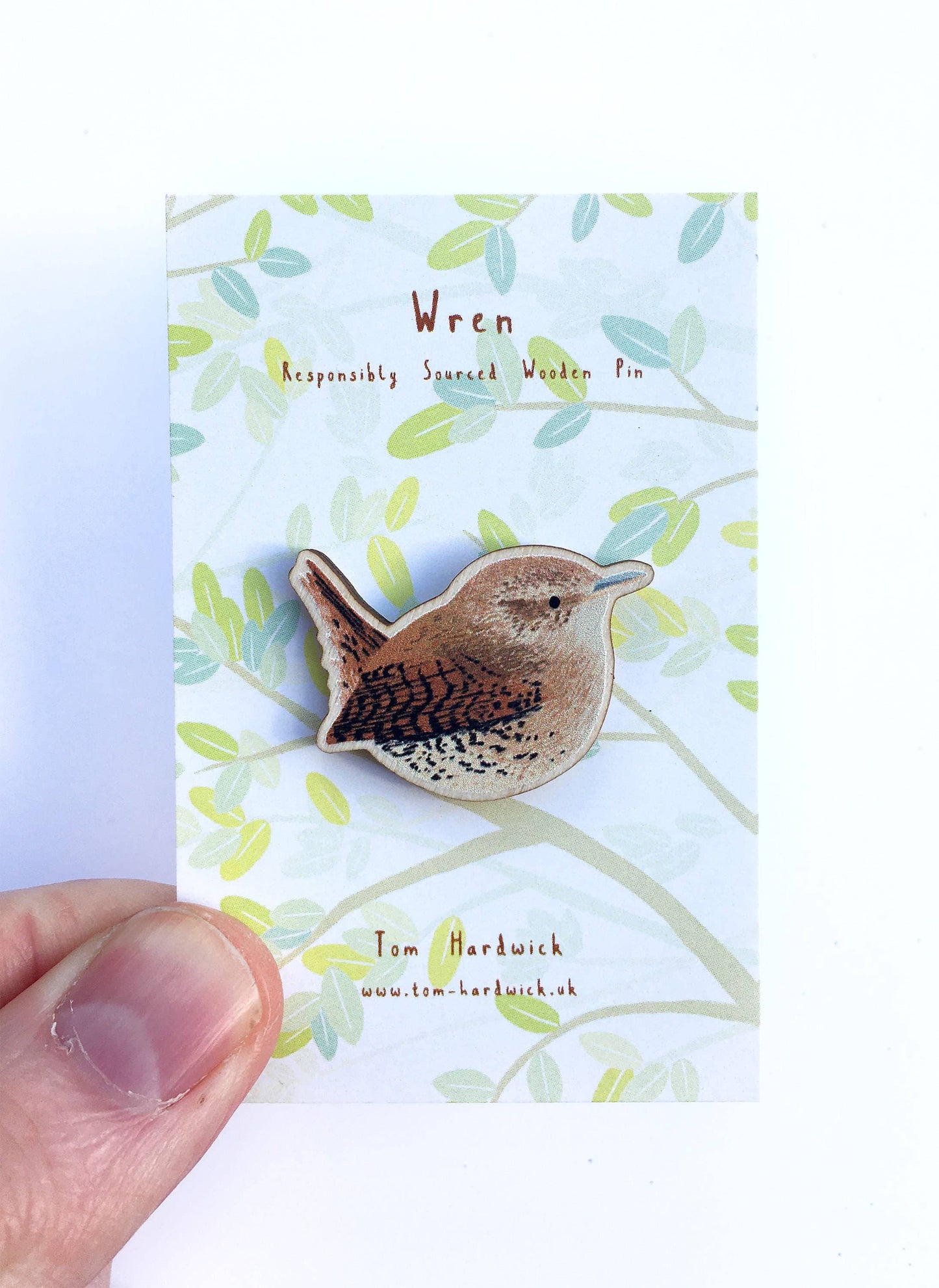 Wren Wooden Pin