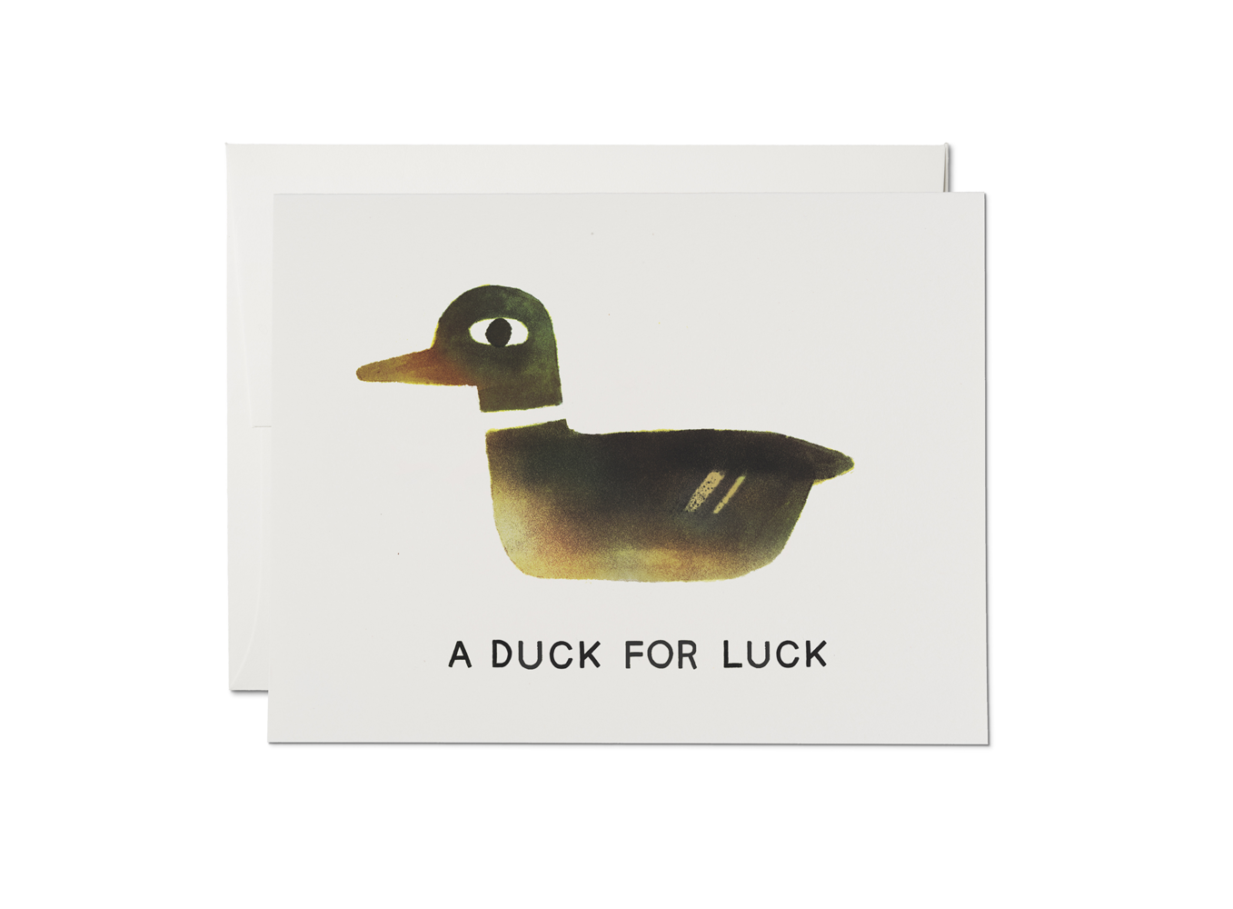 A Duck For Luck / friendship / greeting card