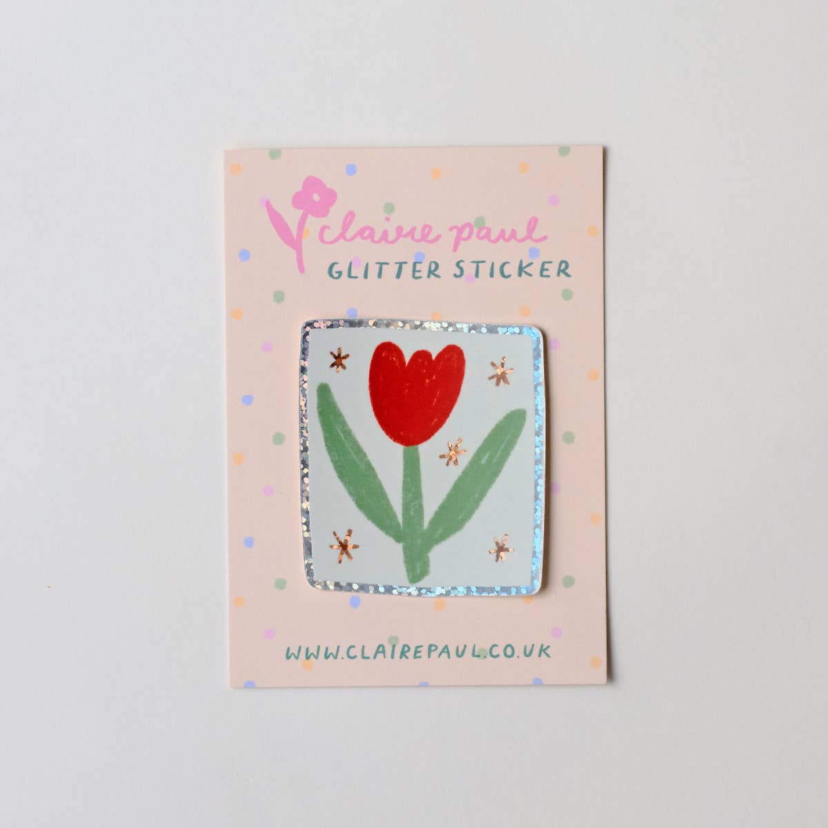 Tulip Holographic Vinyl Sticker