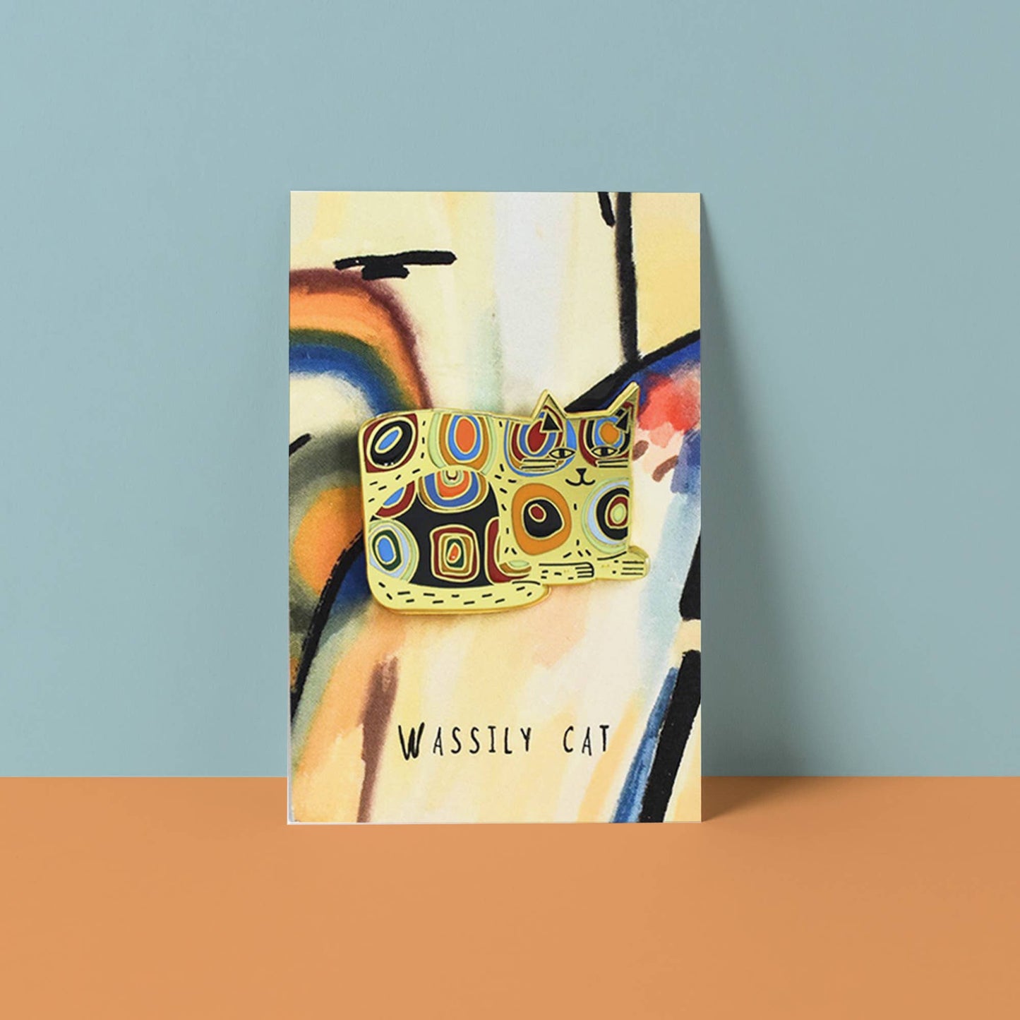 Wassily's Cat Artist Pin