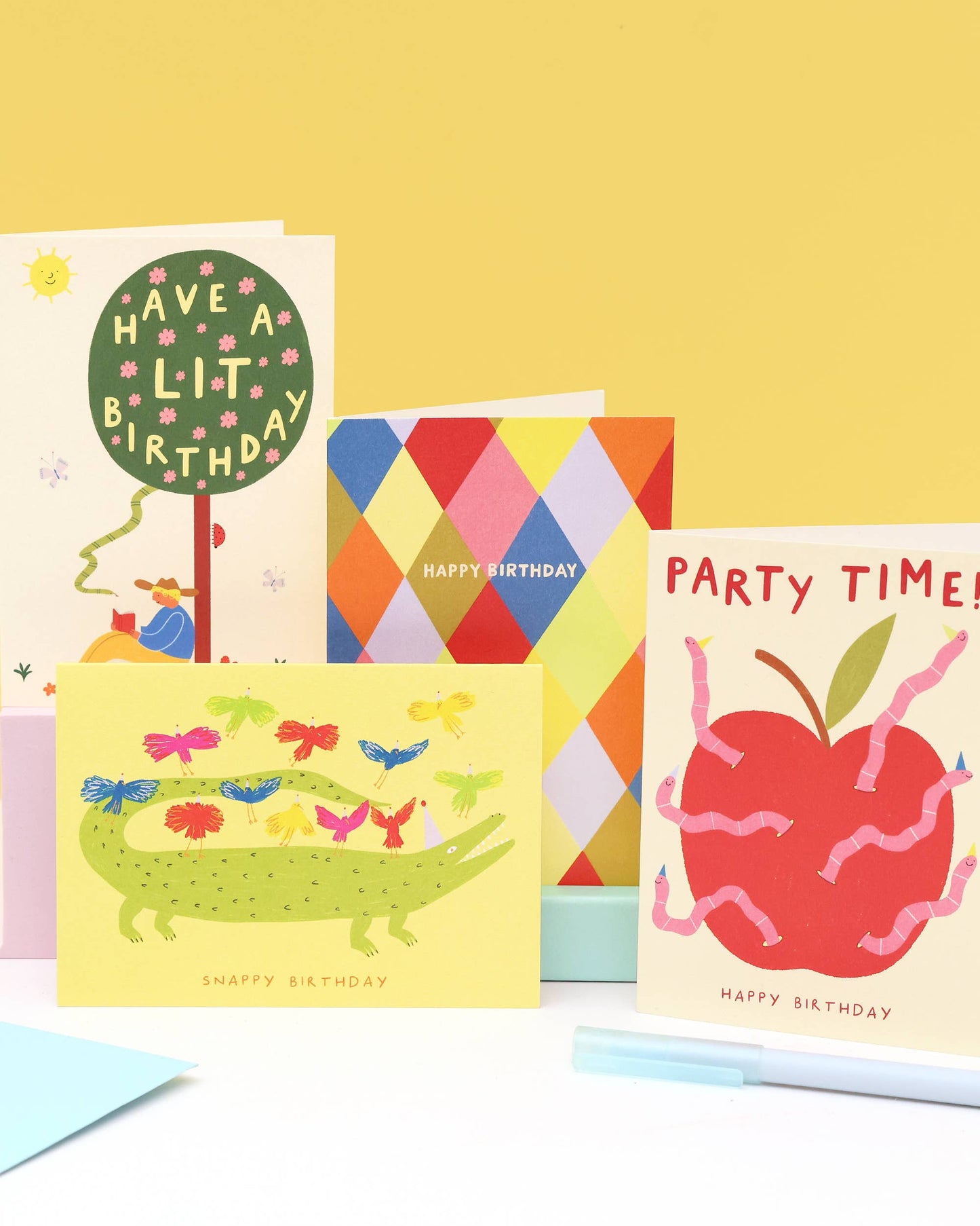 Have A Lit Birthday Greeting Card