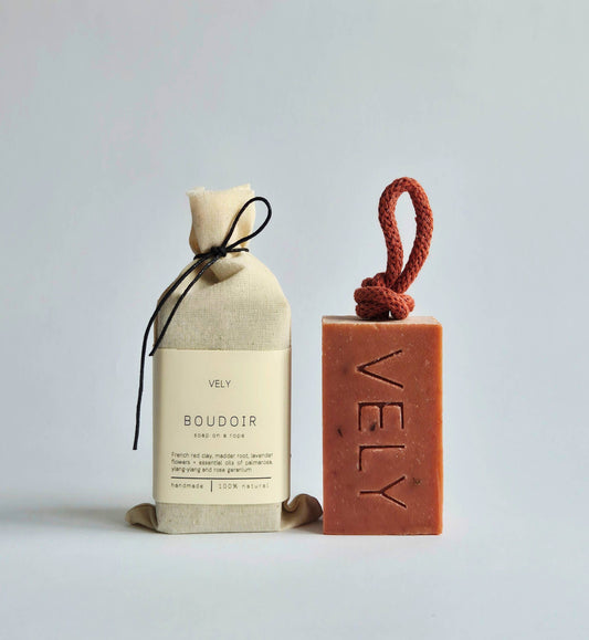 Boudoir Natural Handmade Soap On A Rope
