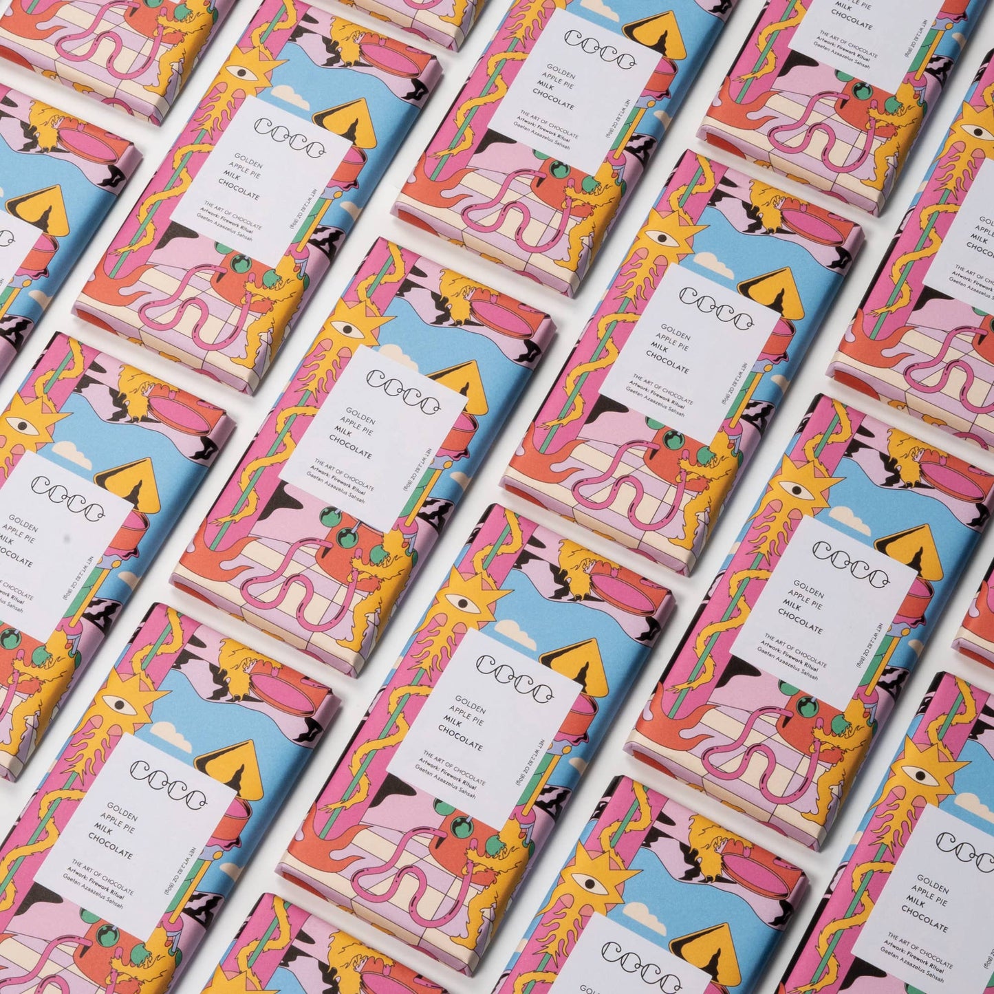 Golden Apple Pie Milk Chocolate Bar