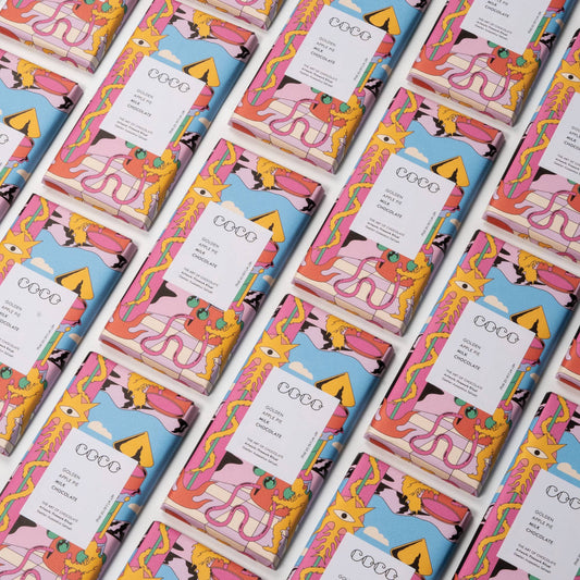 Golden Apple Pie Milk Chocolate Bar