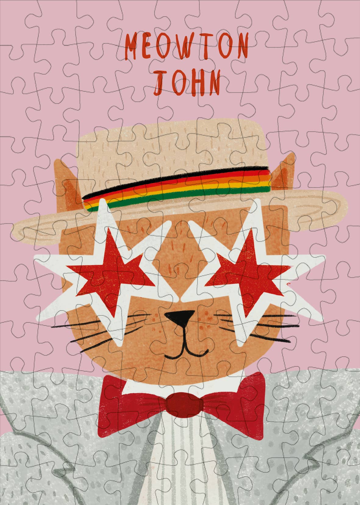 Meowton John - 99 Piece Mini Cat Jigsaw Puzzle