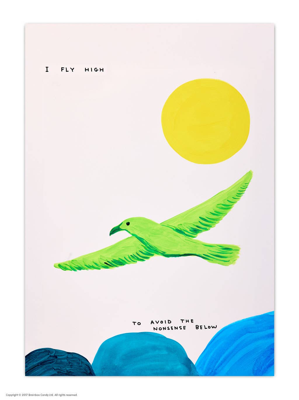 I Fly High A6 Art Poscard