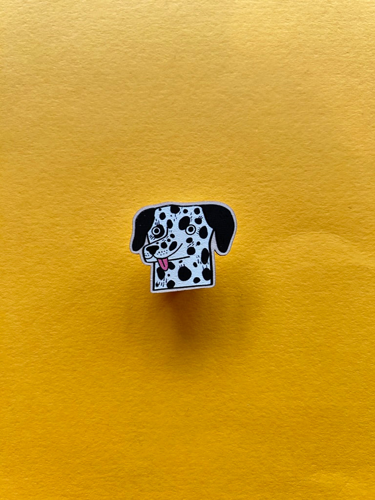 Wooden Dog Pins by Fernandes Makes