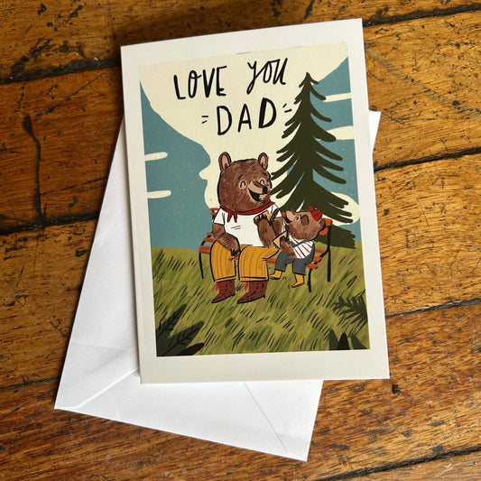 Love you dad card 
