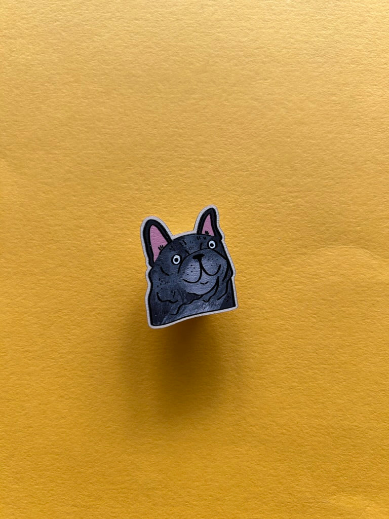 Wooden Dog Pins by Fernandes Makes