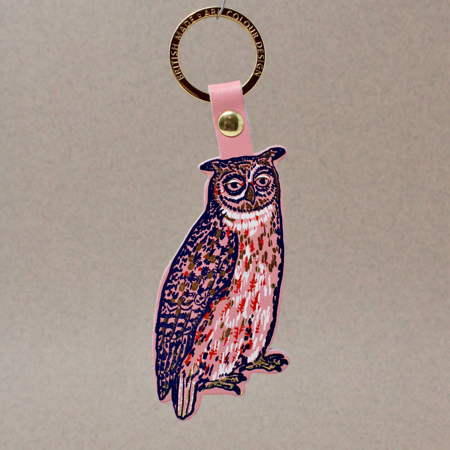 Nocturnal Owl Key Fob