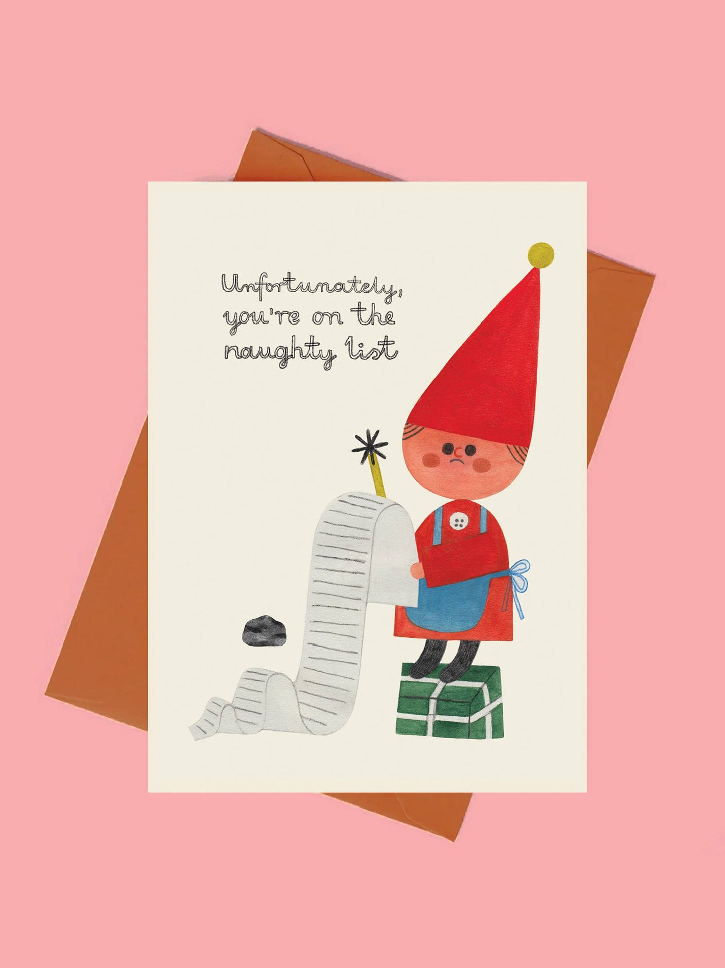 NAUGHTY LIST card