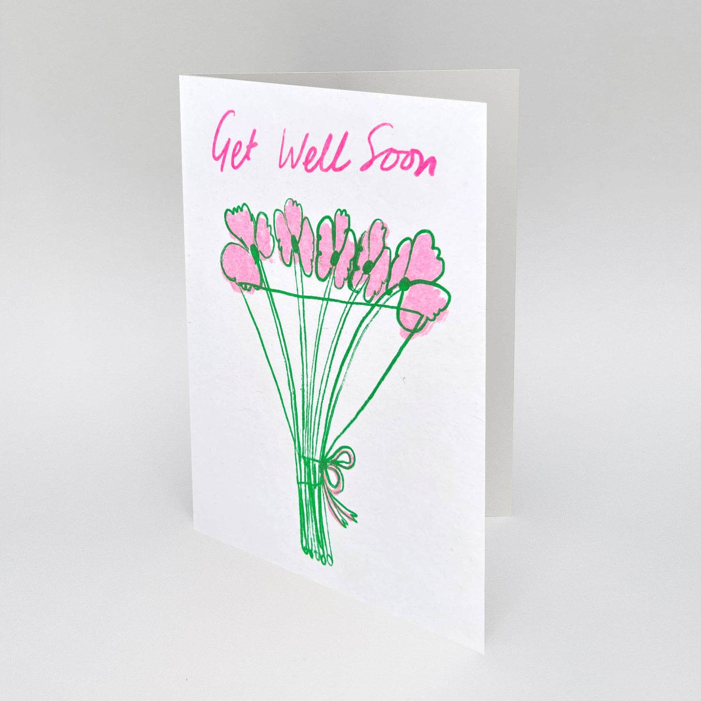 'Get Well Soon' Card | Risograph Printed | Sympathy Card