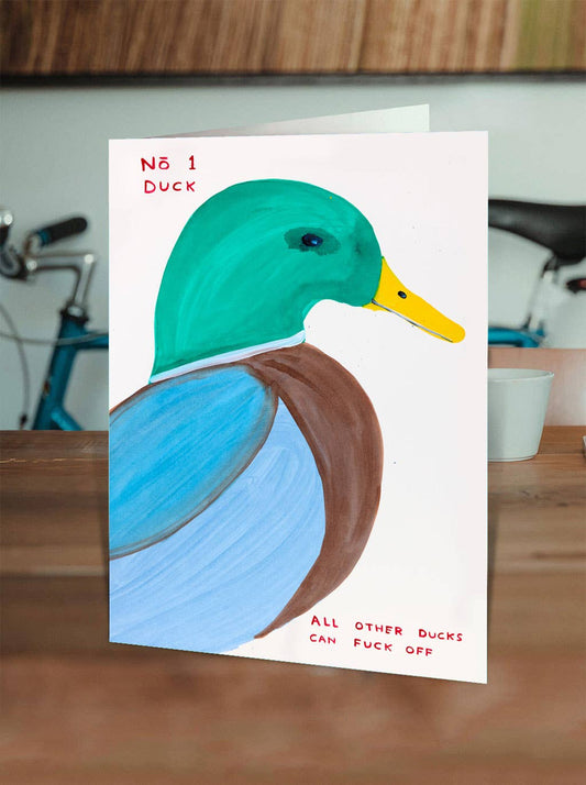 No. 1 Duck Greeting Card