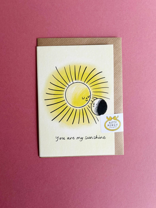 You are my sunshine Eco Greeting Card