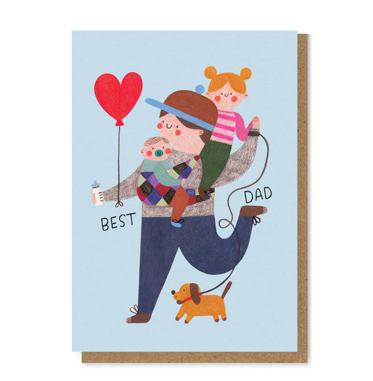 BEST DAD card