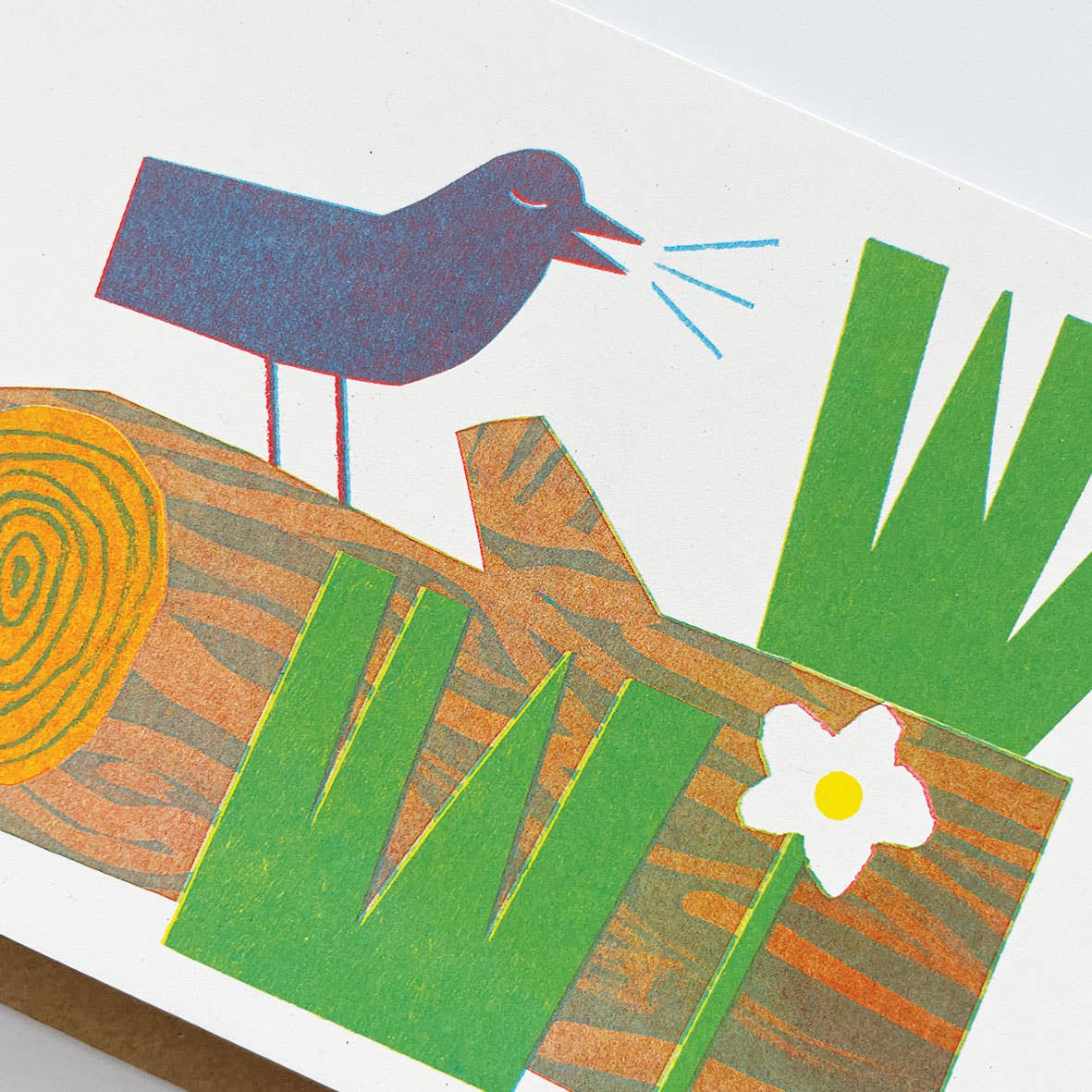 'Singing Bird' Card by Lizzie Lomax