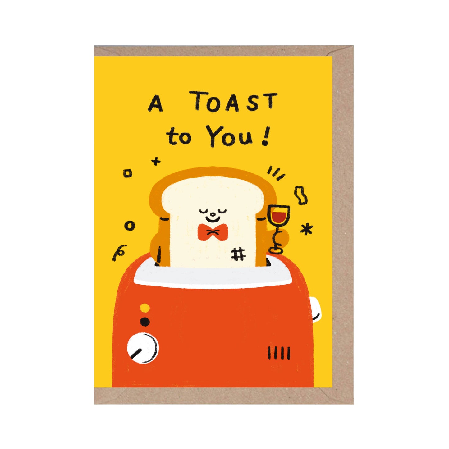 A Toast To You Greeting Card