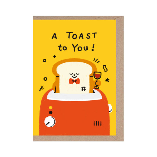 A Toast To You Greeting Card