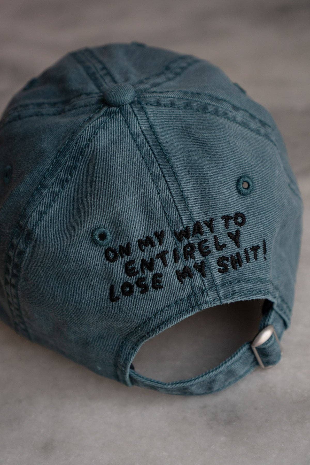Lose my Shit Front & Back Hat | Embroidered Dad Hat