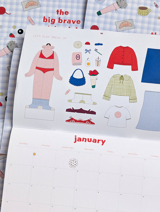 The Big Brave Girls Club 2026 Calendar