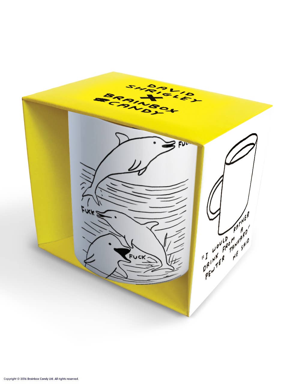 Dolphin Fuck - David Shrigley Mug