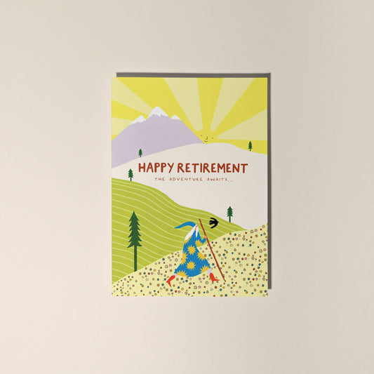 Adventures Retirement Card | Happy Retirement | Nature Card