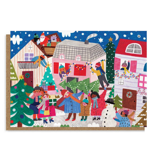 CHRISTMAS SCENE card