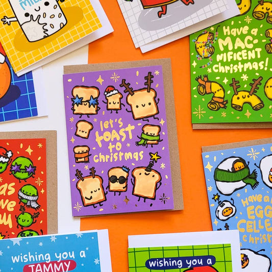 Let's Toast To Christmas Greeting Card