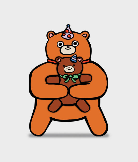 Bear With Mini Greeting Card