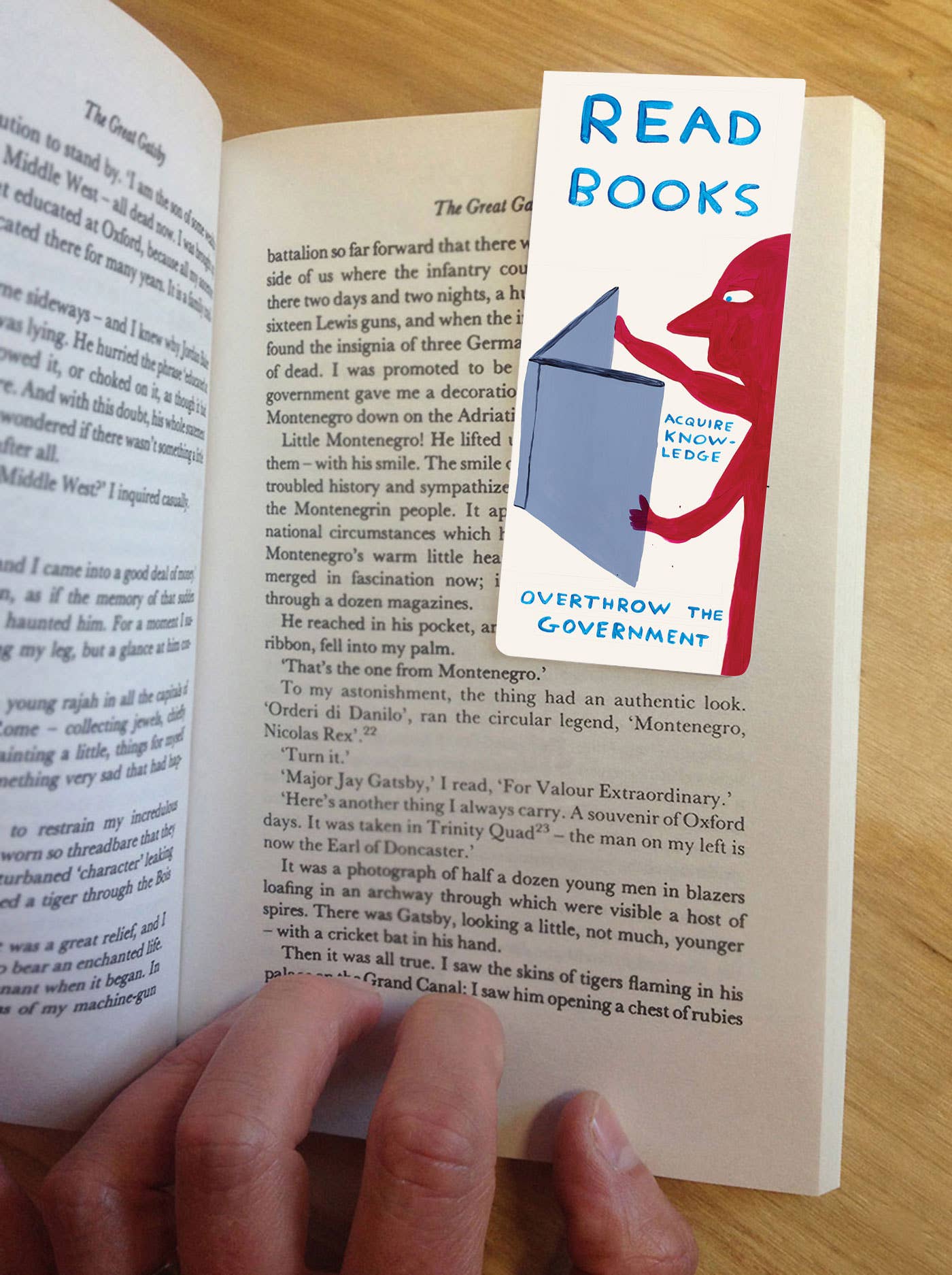 Read Books David Shrigley Magnetic Bookmark