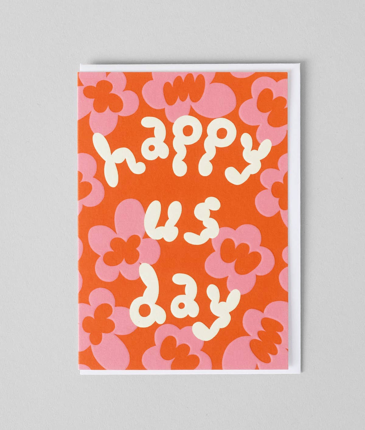 Happy Us Day  Embossed Greetings Card