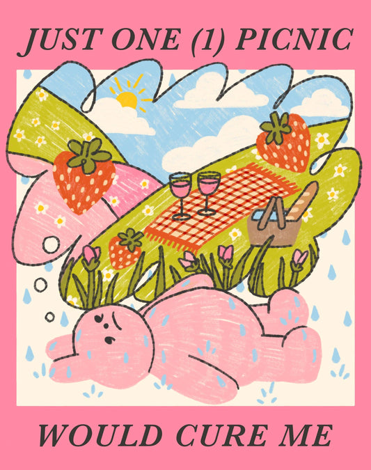 Just One (1) Picnic Sticker