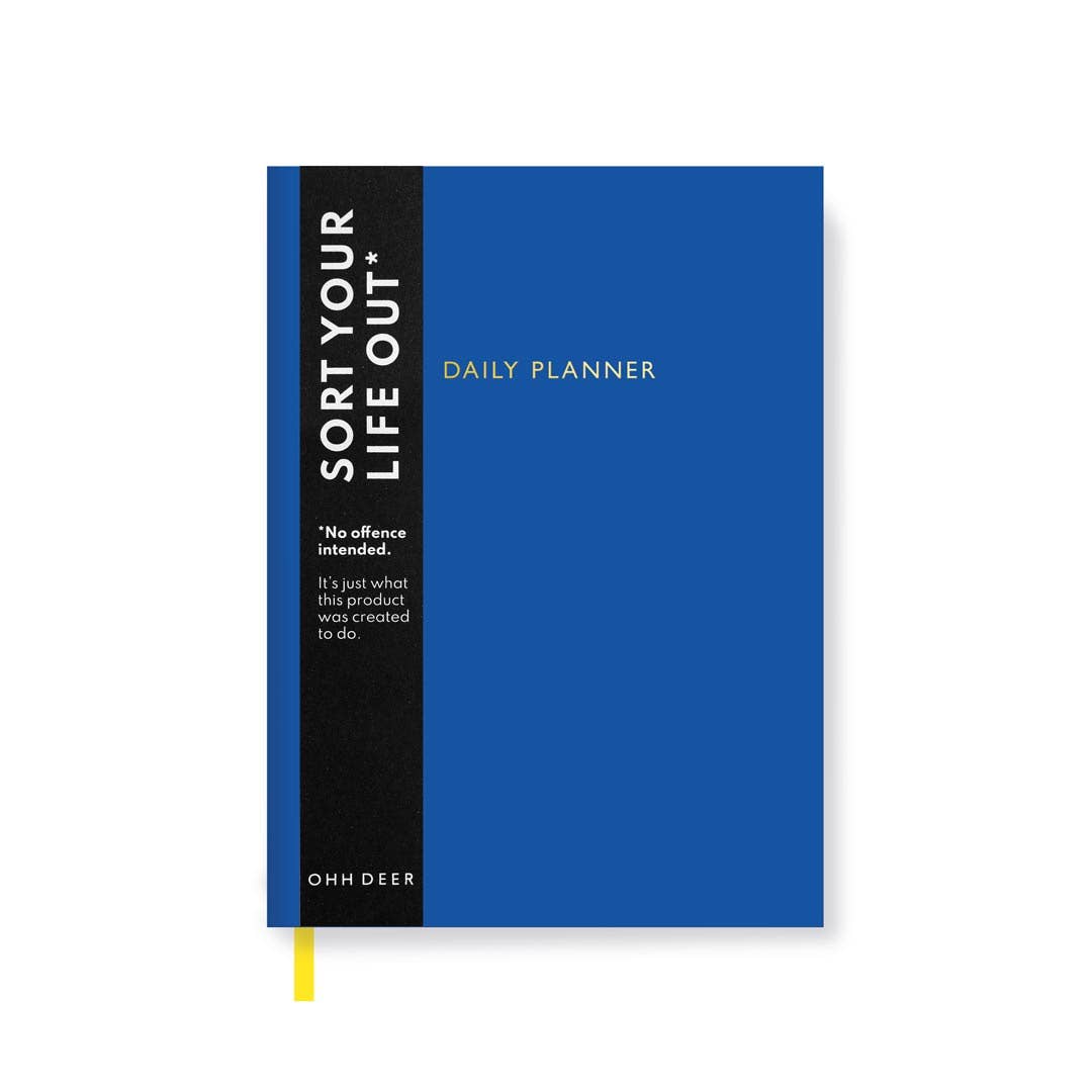 Dark Ultramarine Daily Planner (Undated)