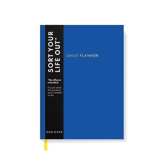 Dark Ultramarine Daily Planner (Undated)