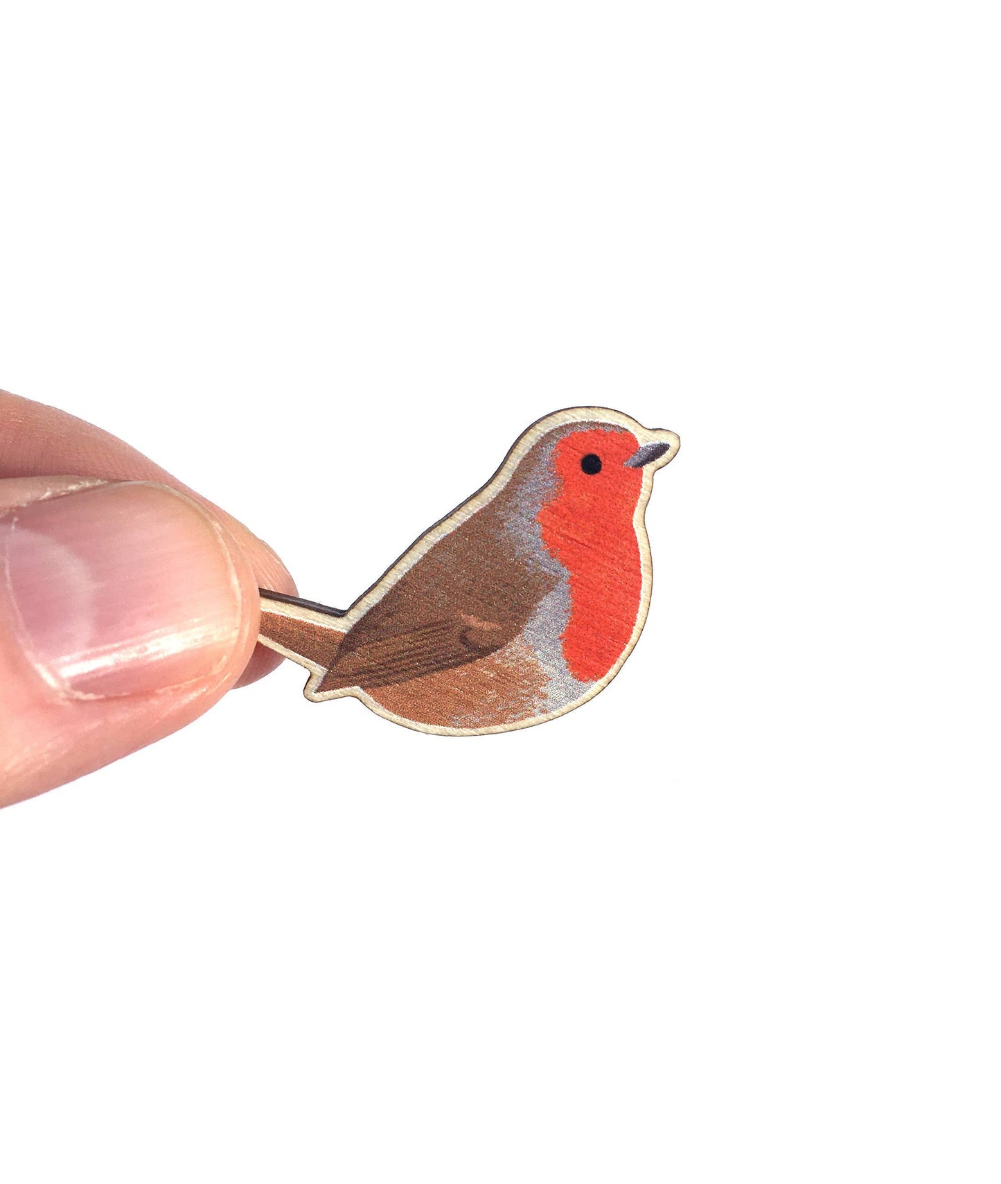 Robin Wooden Pin