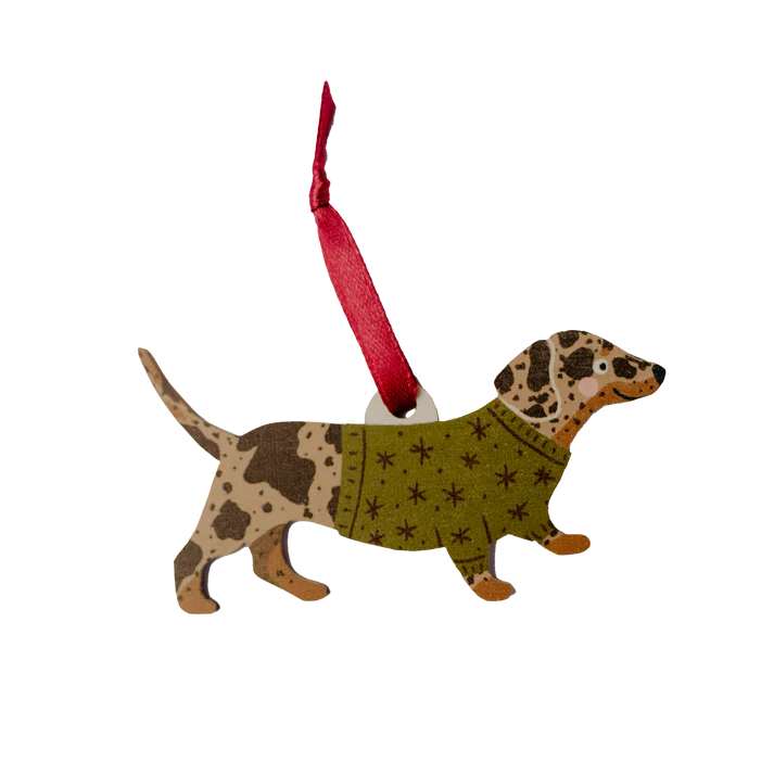 Dapple Dachshund Decoration