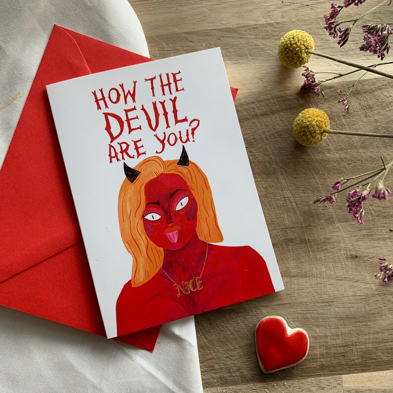 How The Devil Are You? Card