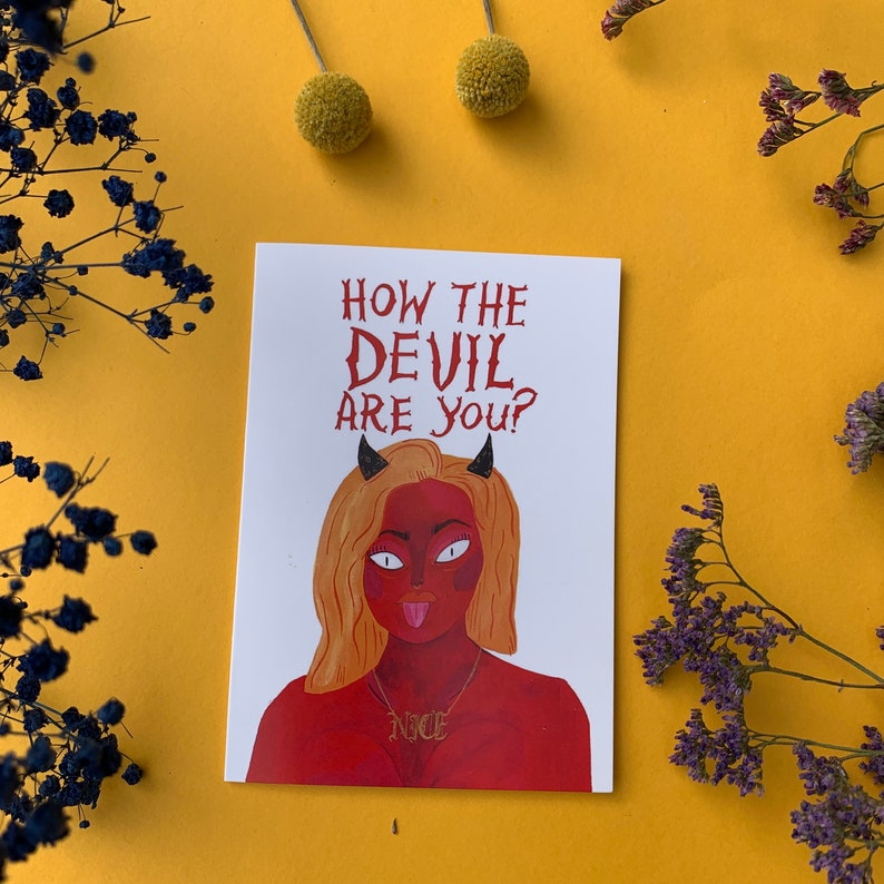 How The Devil Are You? Card