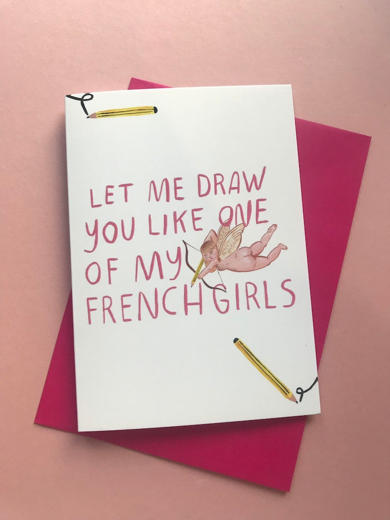 Let Me Draw You Like One of My French Girls Titanic Card