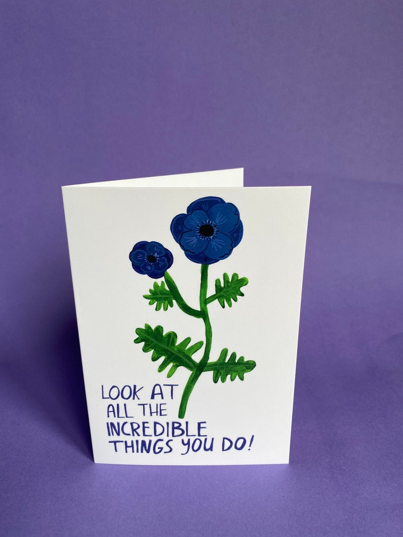 Look At All The Incredible Things You Do Poppy Card