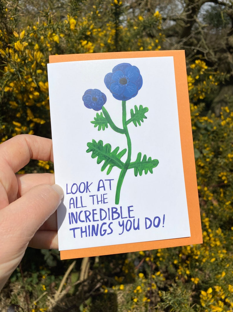 Look At All The Incredible Things You Do Poppy Card