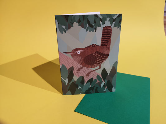 Wren greeting card