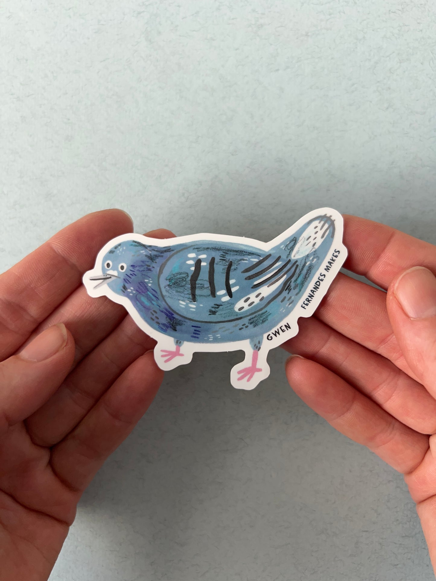 Pigeon Stickers VOL.3 (17 pigeons to choose from)